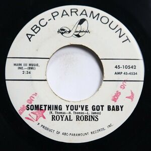ROYAL ROBINS - HOW HIGH THE MOON/ SOMETHING YOU'VE GOT BABY - SOUL 45 *PROMO*